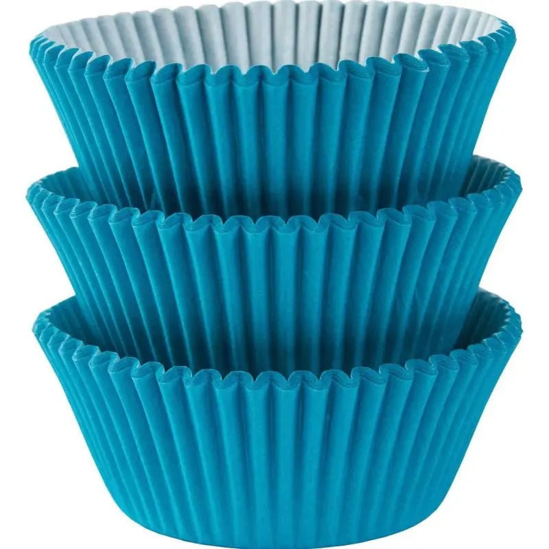 Caribbean Blue Cupcake Cases - 72 Pkt