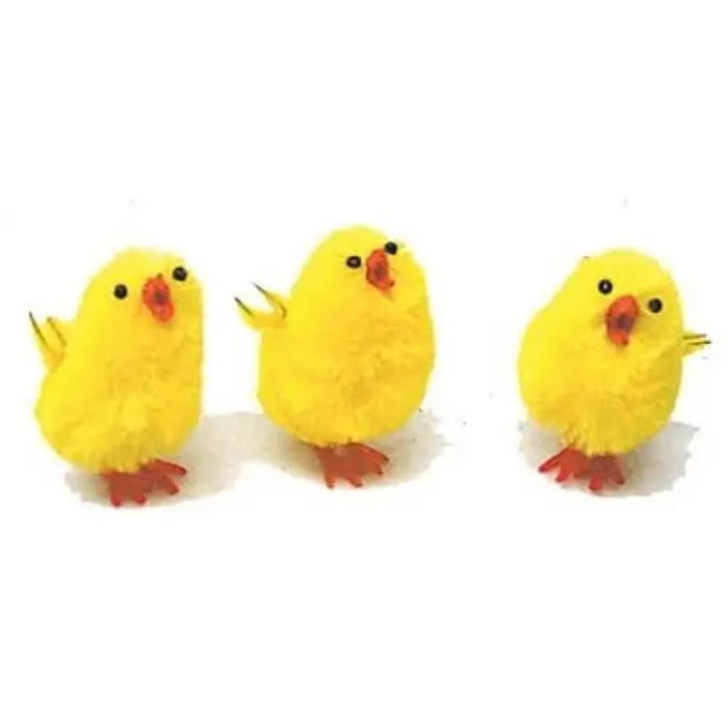 Chenille Easter Chick 3.5cm