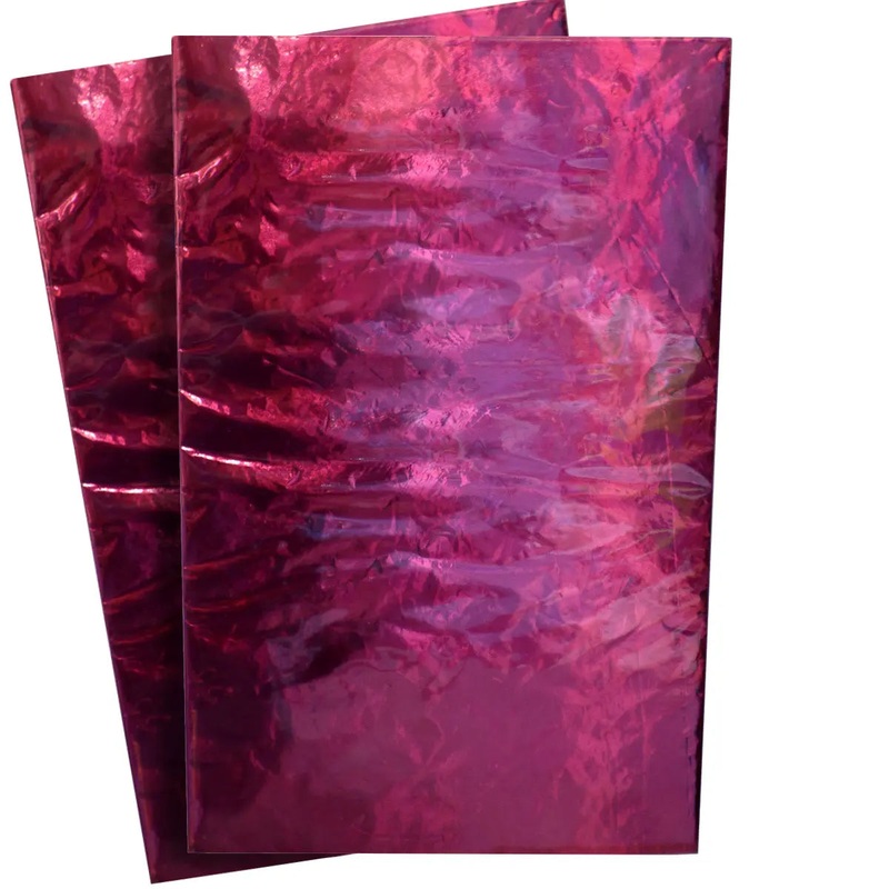 Confectionery Foil 10 Pack - Bright Pink