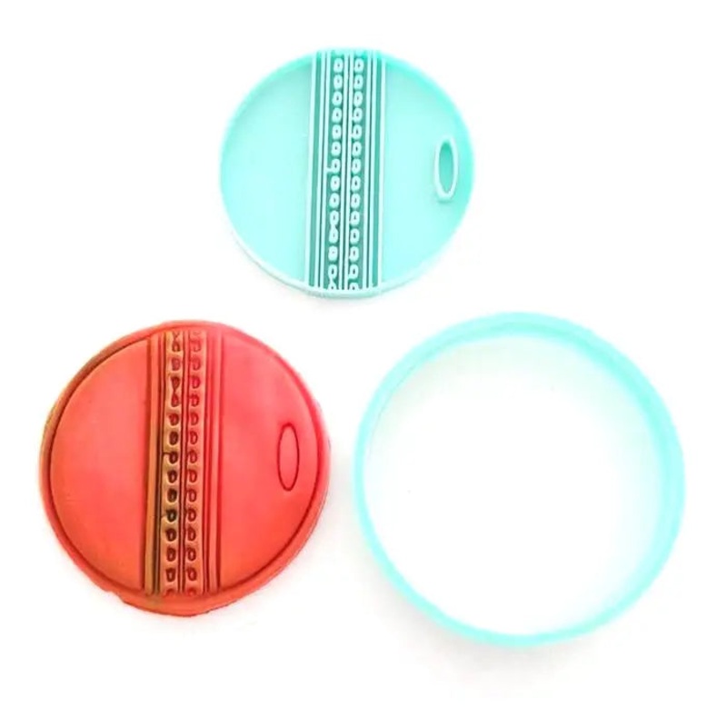Cricket Ball Cookie Cutter & Embosser