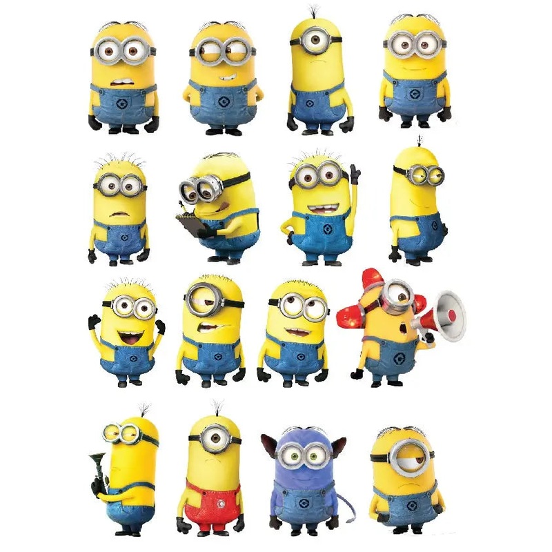 Minions Mini Edible Icons 16pc