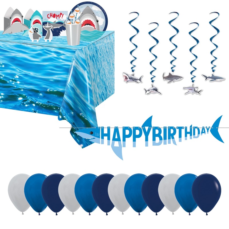 Premium Shark Party Pack for 8 - SAVE 20%