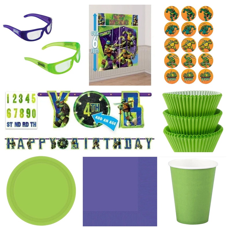 Teenage Mutant Ninja Turtles Party Pack for 12 - SAVE 26%