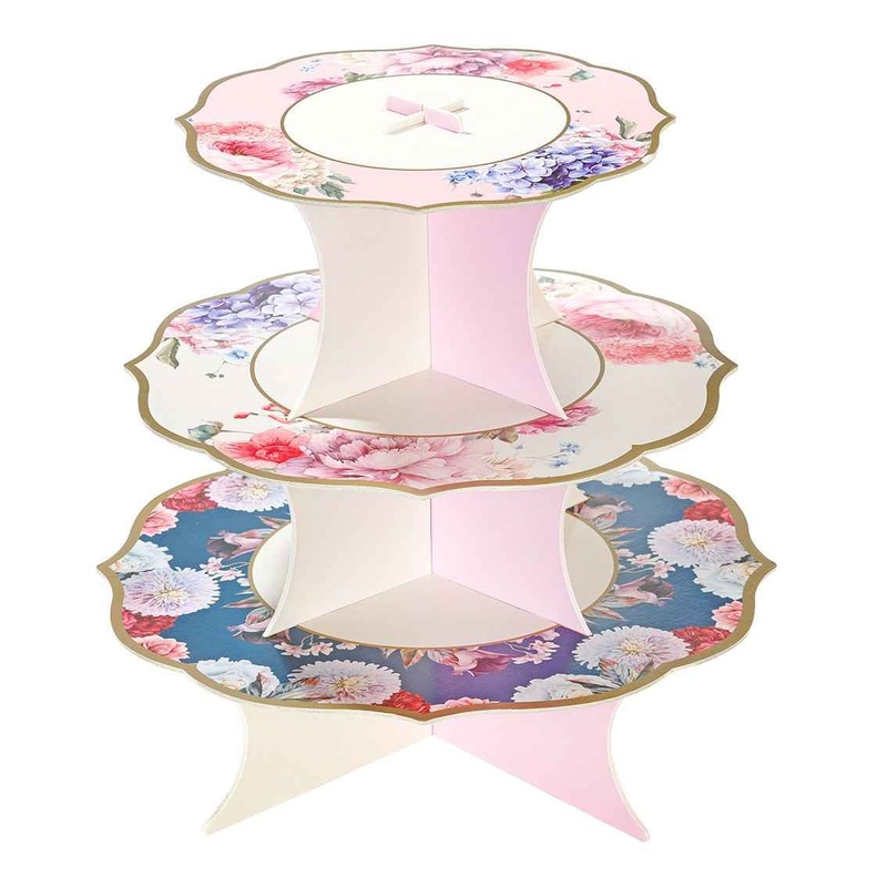 Truly Scrumptious 3 Tier Reversible Cardboard Cake Stand