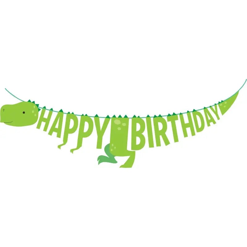 Dinosaur Party Ribbon Banner