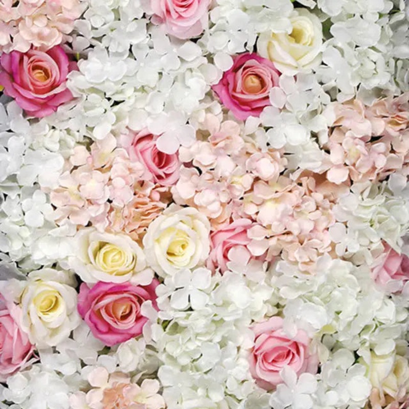French Rose Flower Wall Hire