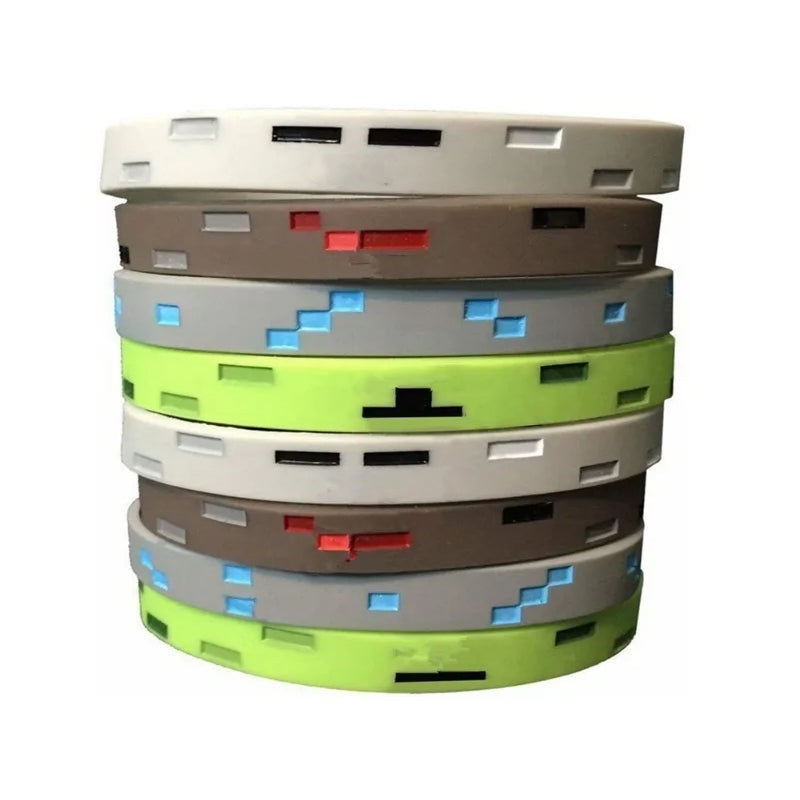 Individual Minecraft Silicone Bracelet