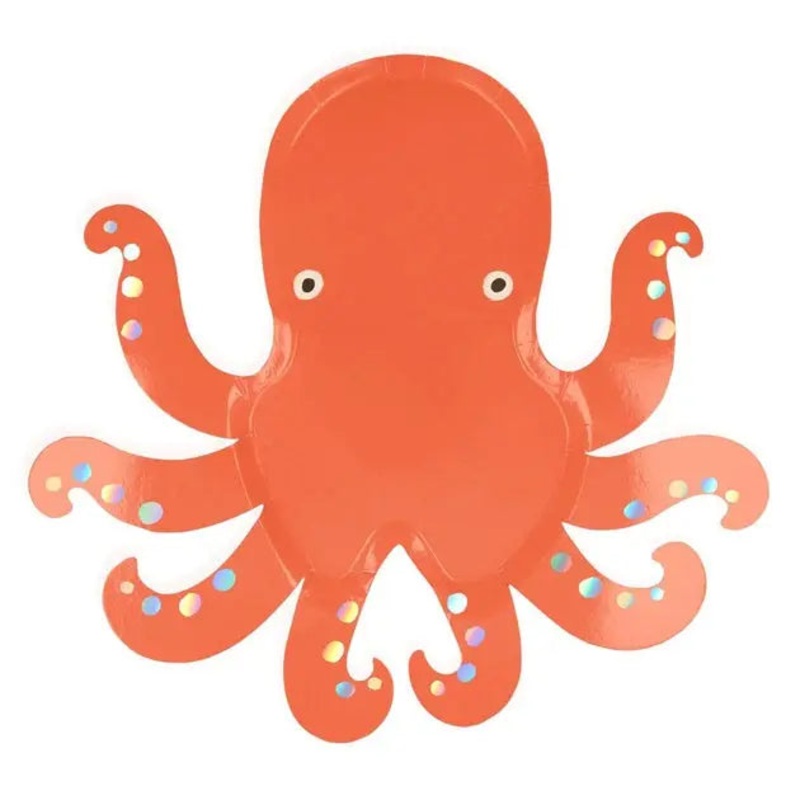 Meri Meri Octopus Plates - 8 Pkt