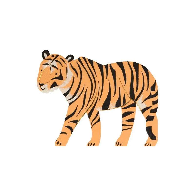 Meri Meri Tiger Napkins - 16 Pkt