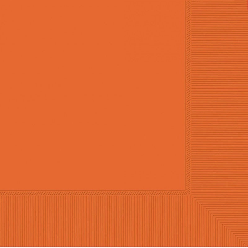 Pumpkin Orange Napkins - Lunch 40 Pkt