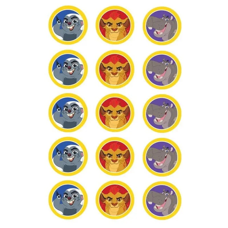 The Lion Guard Edible Cupcake Images