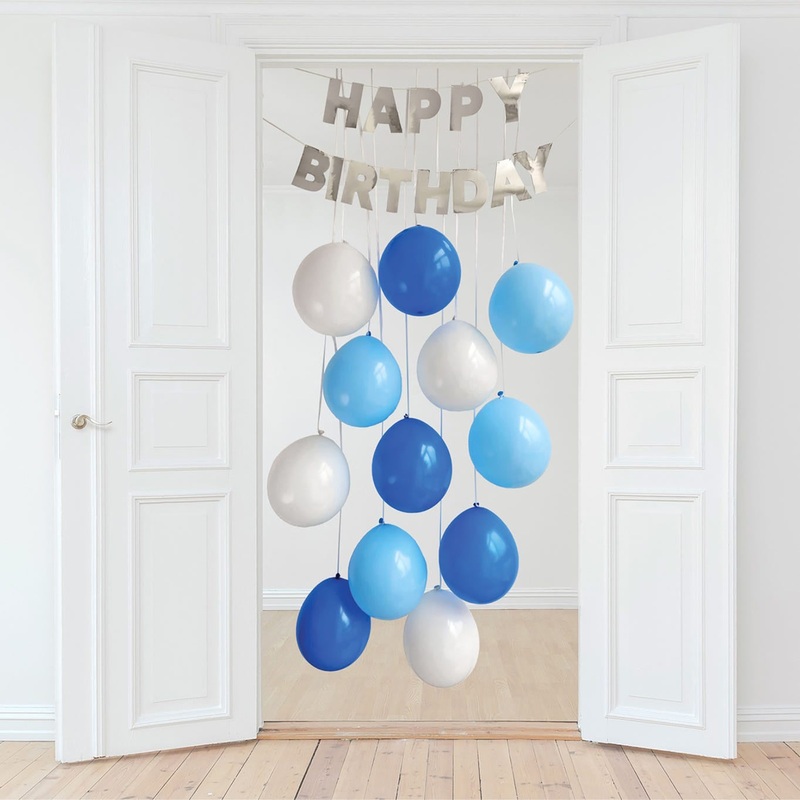 Blue Balloon Door Decoration Kit