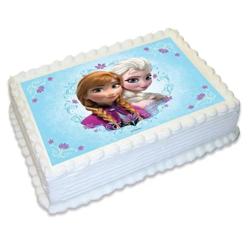 Frozen Edible Cake Image - A4 Size