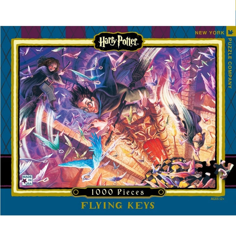 Harry Potter 1000 Piece Jigsaw Puzzle - Flying Keys