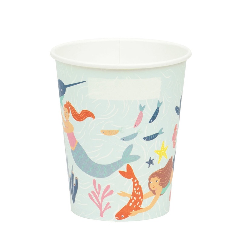 Make Waves Mermaid Cups - 8 Pkt