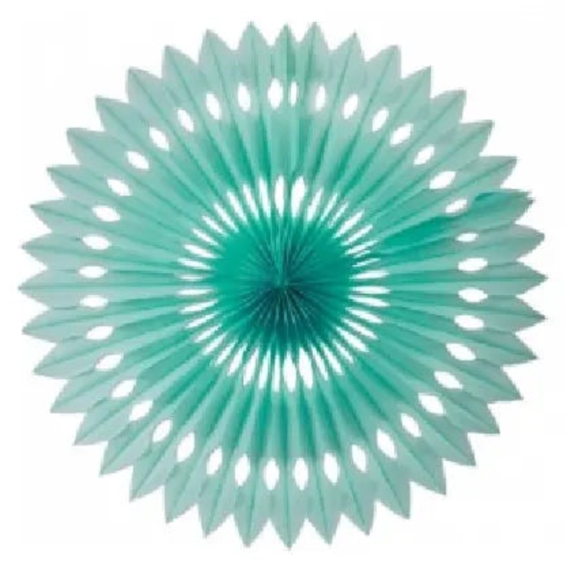 Mint Green Hanging Fan 24cm