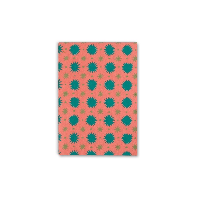 Pink Stars Small A6 Scrapbook