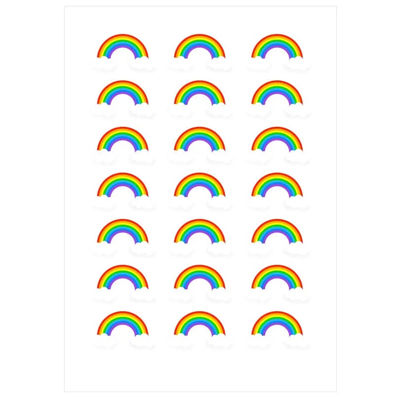 Rainbow Edible Icons