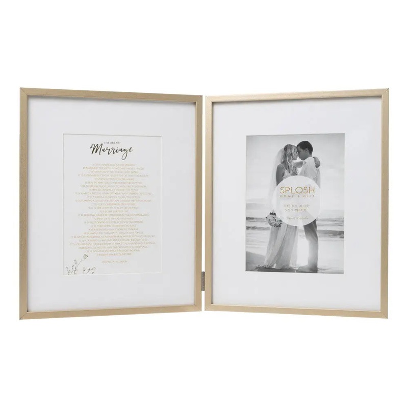 Wedding Art Of Marriage 5x7 Double Frame