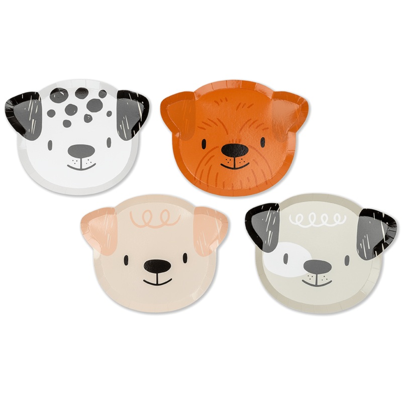Bow Wow Puppy Party Large Plates 10"