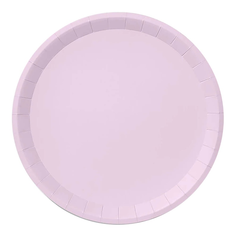 Lavender Classic Paper Party Large Plates 9.25"