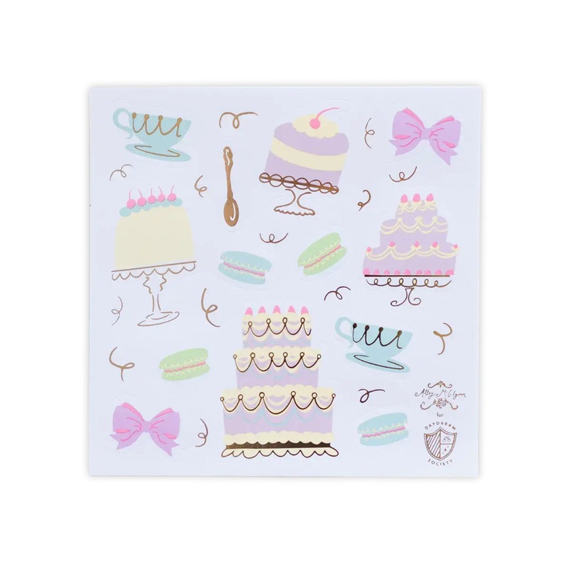 Let Them Eat Cake Sticker Sheets (4pk)