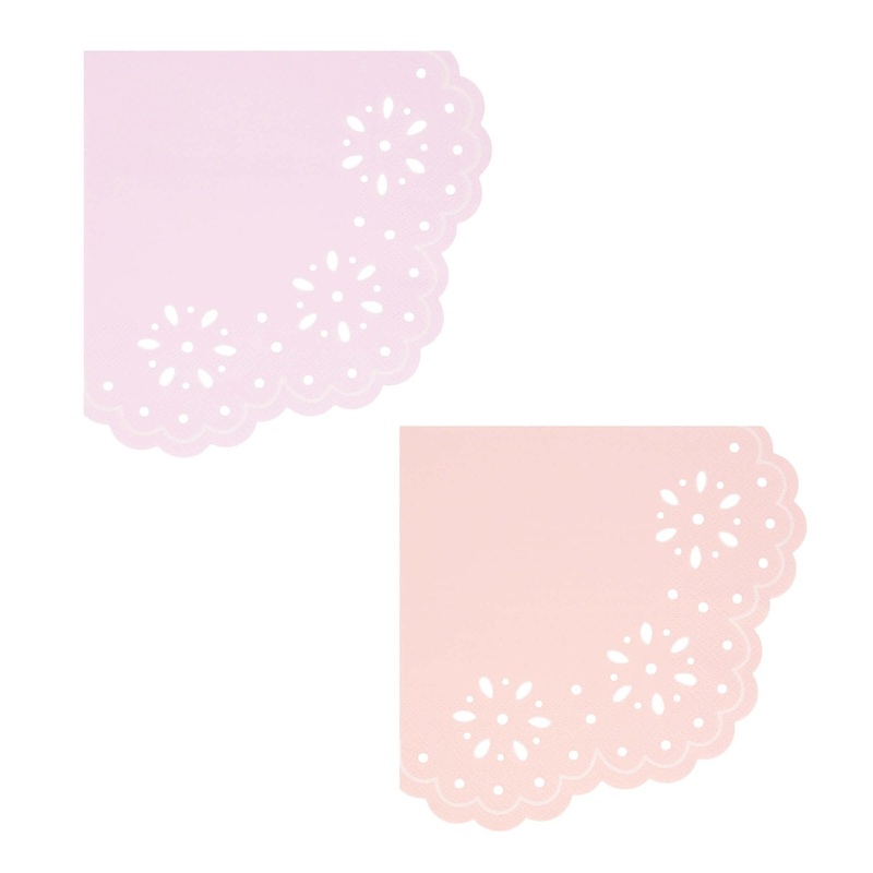 Meri Meri Party Broderie Anglaise Lace Multi Large Napkins