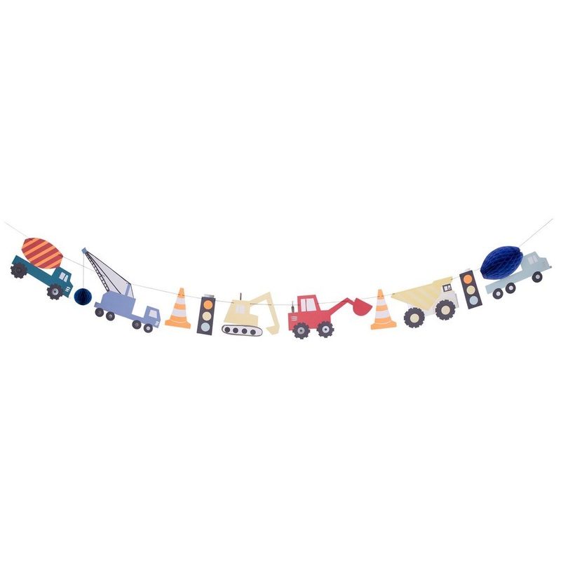 Meri Meri Party Construction Truck Garland