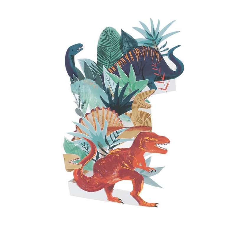 Meri Meri Party Dinosaurs Birthday Card / Decoration