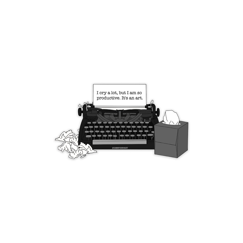 Taylor Swift Cry A Lot Vinyl Sticker