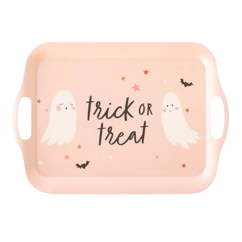 Trick-or-Treat Boo Reusable Tray