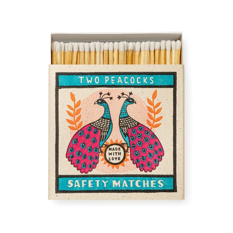Two Peacocks Luxury Safety Matches
