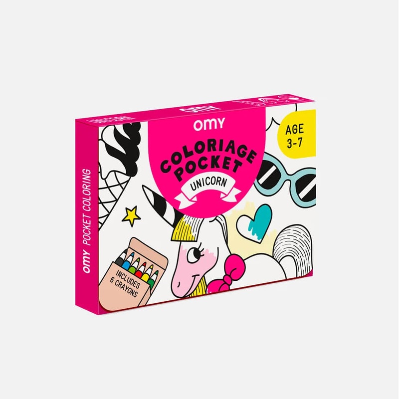 Unicorn Coloring Pocket Poster