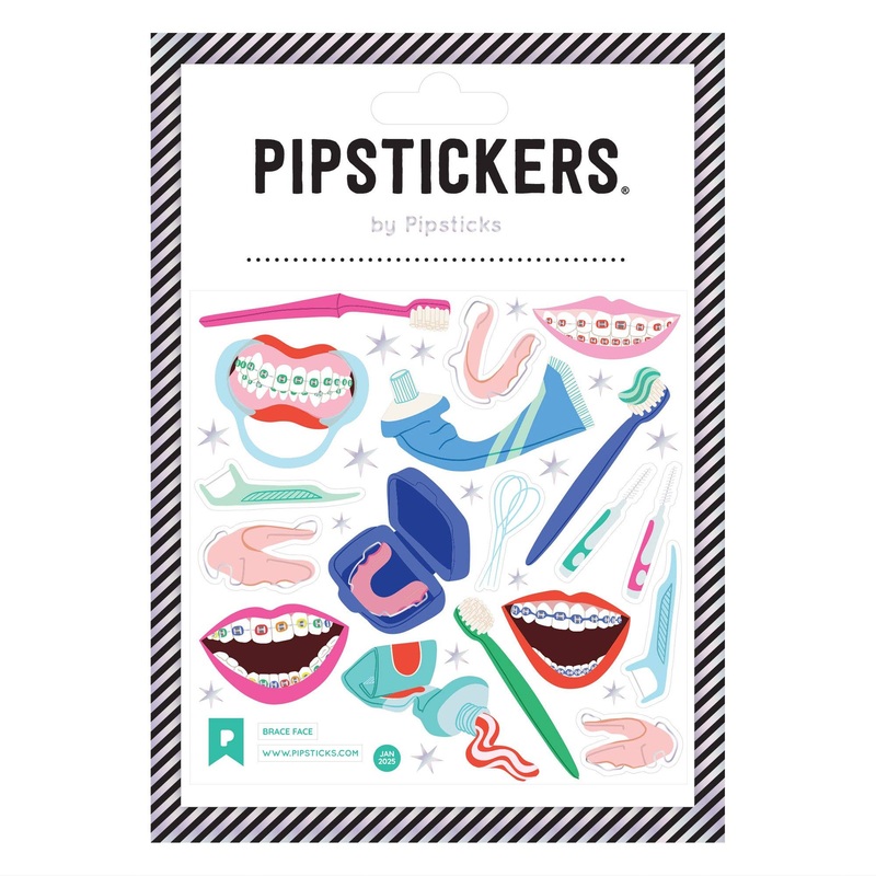 Brace Face Stickers