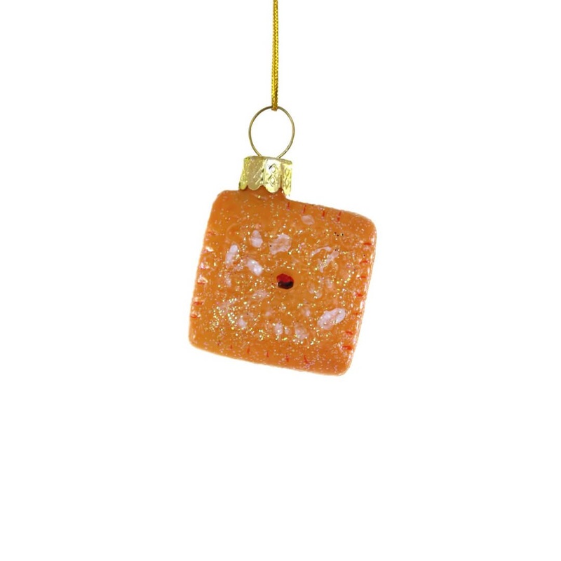 Cheese It Cracker Ornament 1.5"