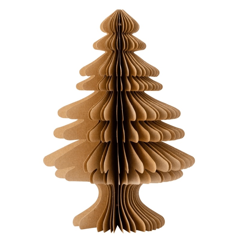 Christmas Memories Kraft Paper Tree Decoration