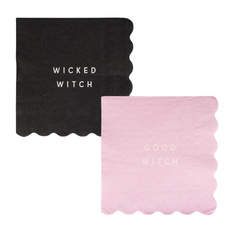 Good Witch / Wicked Witch Cocktail Napkins