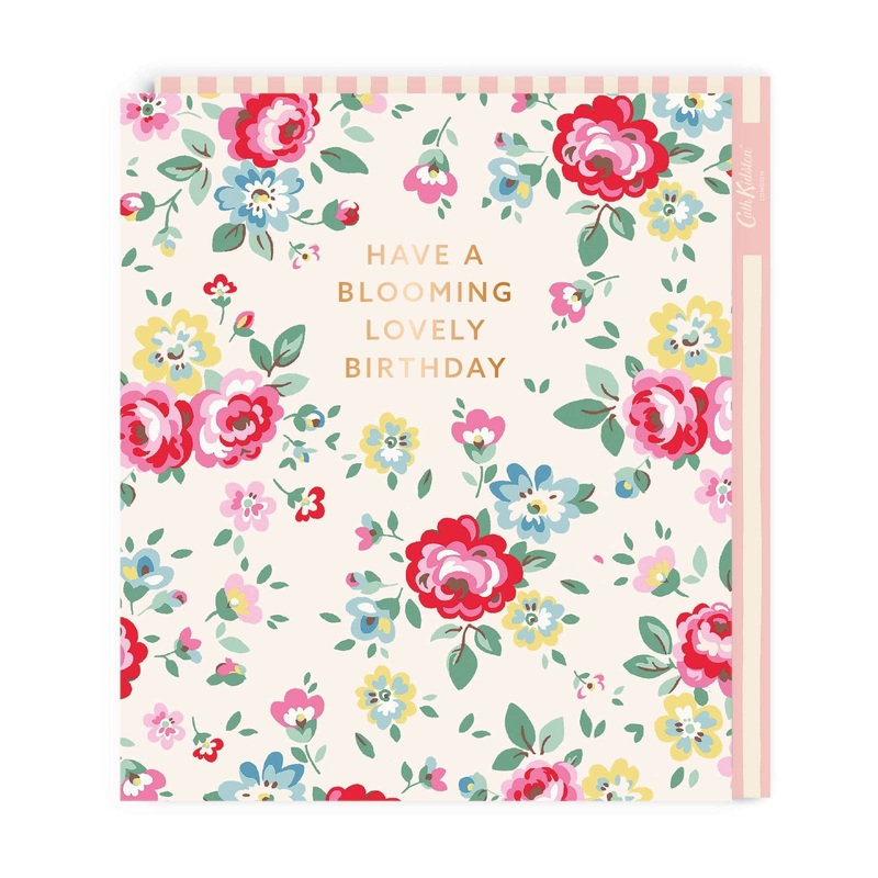 Large Blooming Lovely Birthday Greeting Card