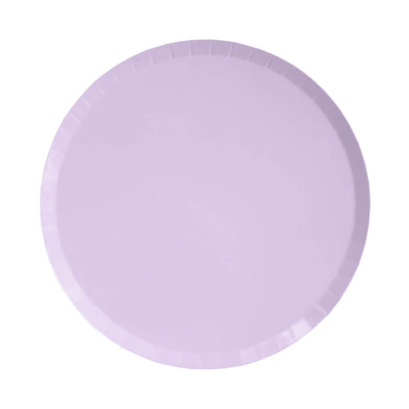 Lavender Dessert Plates 8"