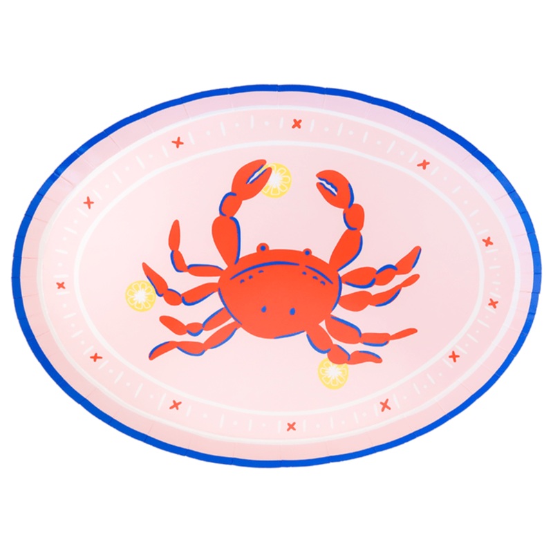 Le Dinner Crab Platter / Charger Plates 12"