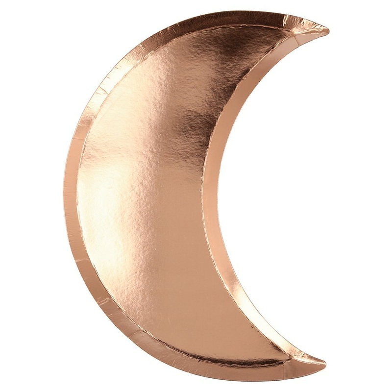 Meri Meri Party Copper Moon Plates 9.5"