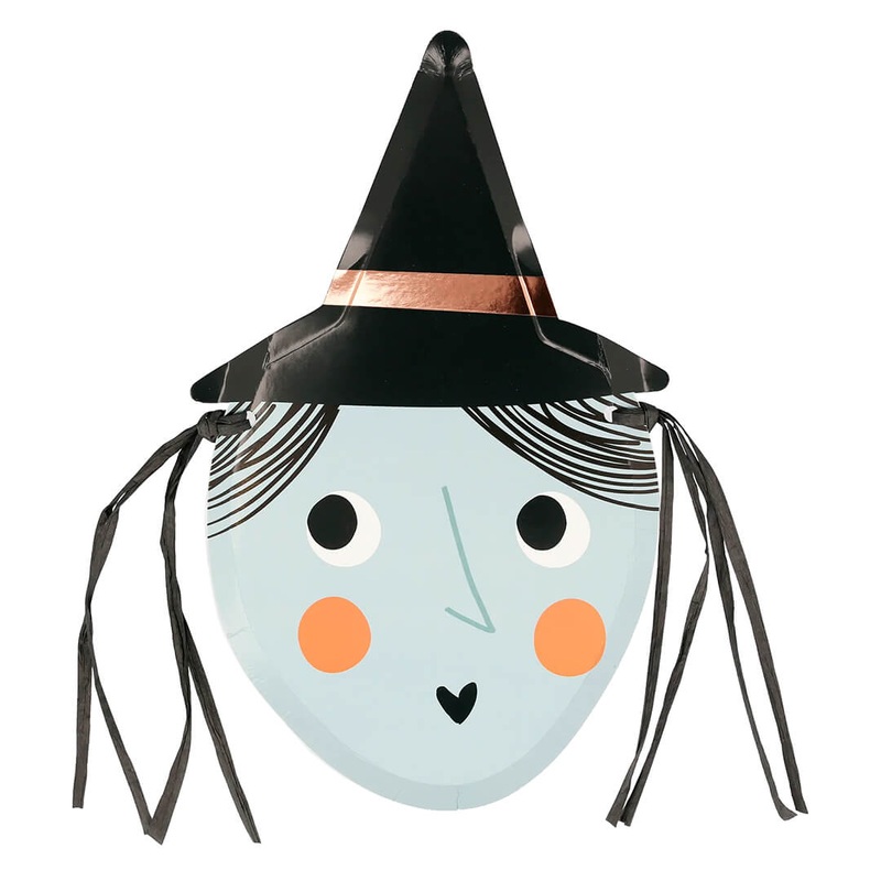 Meri Meri Party Halloween Witch Plates 11.75"