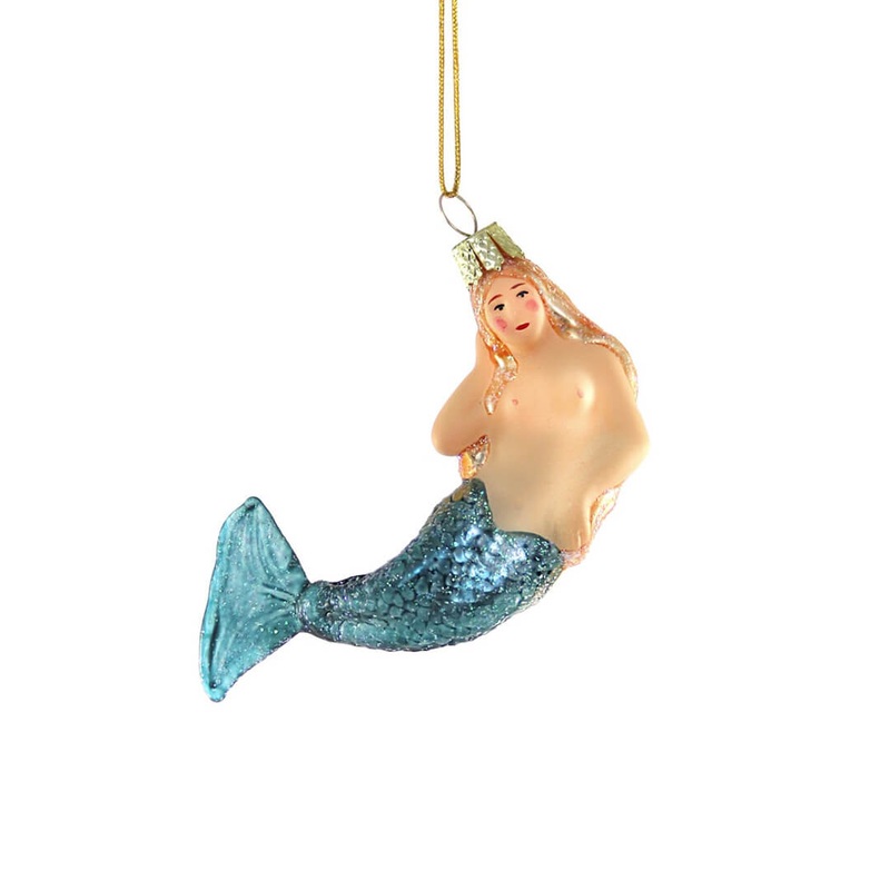 Mermaid Ornament 2.25"