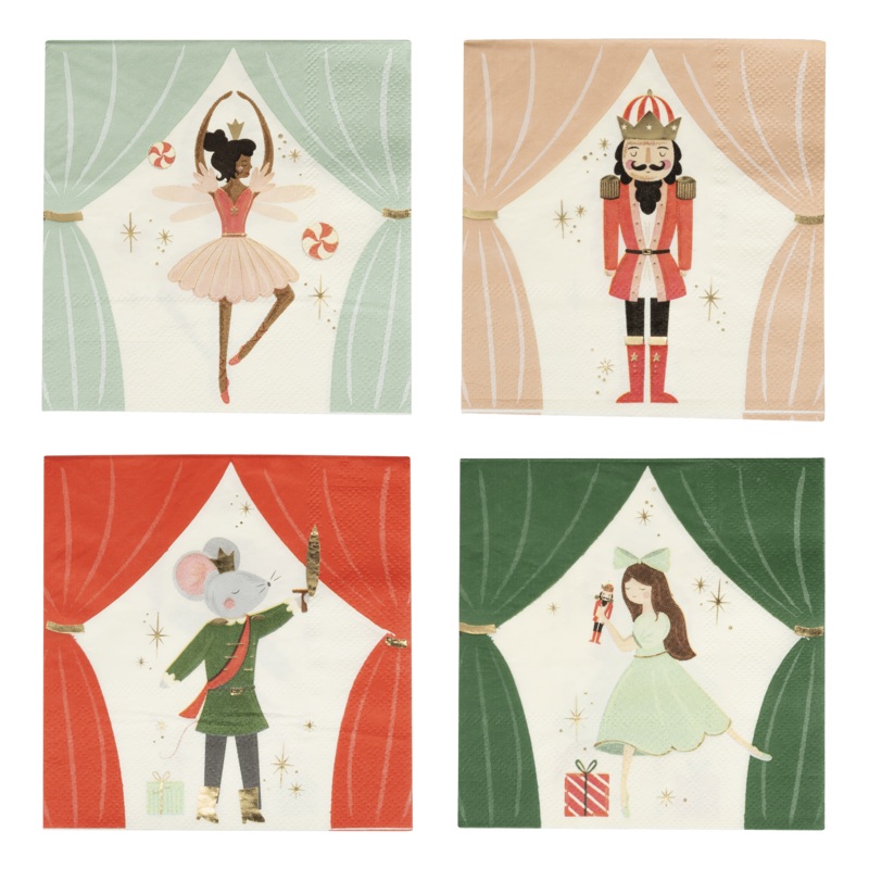 Nutcracker Cocktail Napkin Set