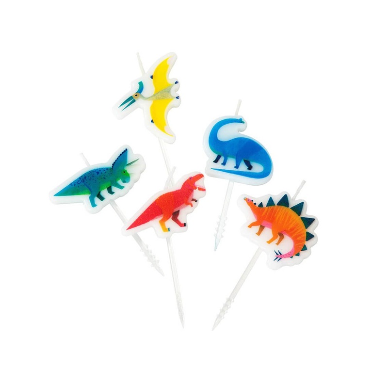 Party Dinosaur Candles