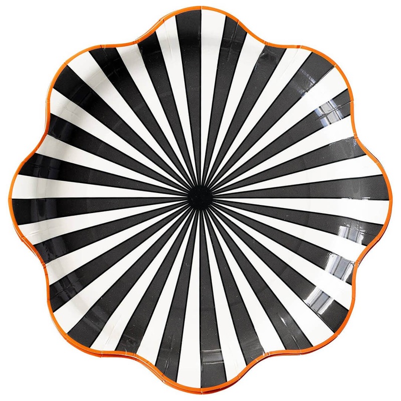 Starburst Wave Paper Plates 10"