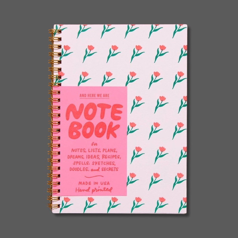 Tulip A5 Letterpress Notebook