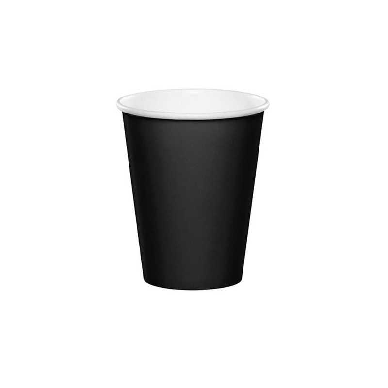 Black Paper Cups (24ct)
