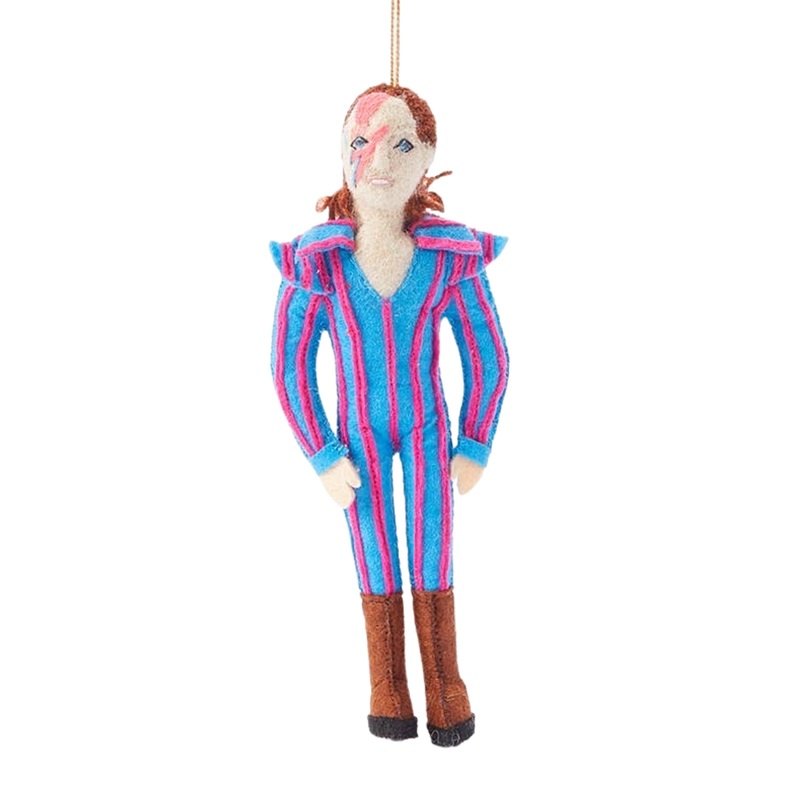 David Bowie Felt Ornament