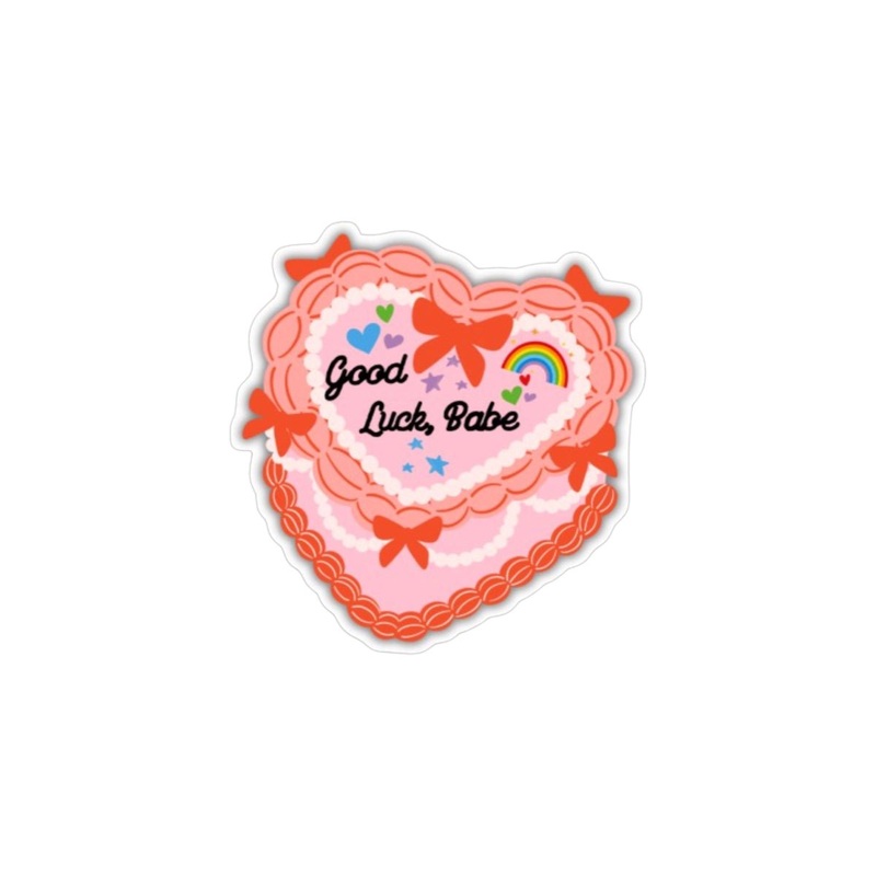 Good Luck Babe Chappell Roan Vinyl Sticker